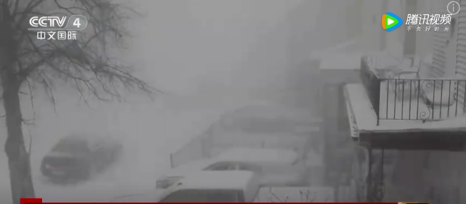 美國耶誕節遇暴風雪，造成至少35人死亡。   圖 : 翻攝自央視