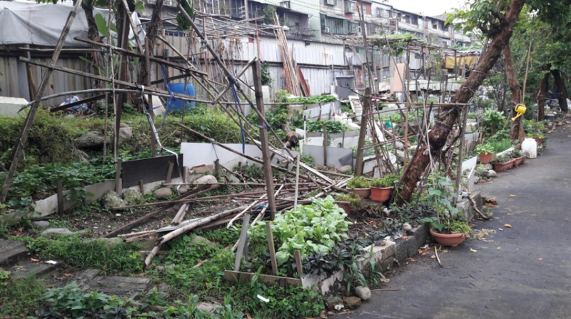 尚未進行規劃及工程施工閒置的閒置空地（施工前）。   圖：新北市水利局提供