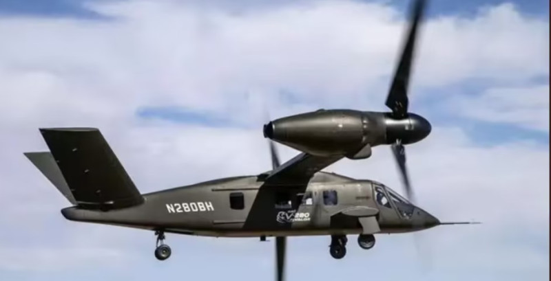  V-280「勇猛」( Valor)傾轉旋翼機。   圖:翻攝自騰訊網