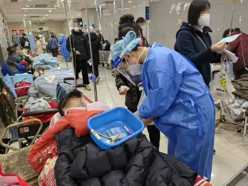 中國上海仁濟醫院急診室。   圖：翻攝自澎湃新聞（資料照）