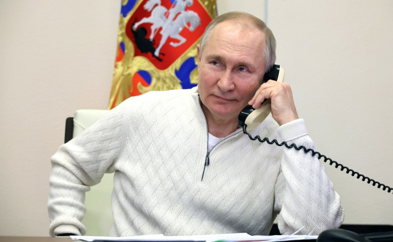克里姆林宮指出，普丁已指示國防部長在東正教聖誕節期間對烏克蘭停火。   圖：翻攝kremlin.ru網站