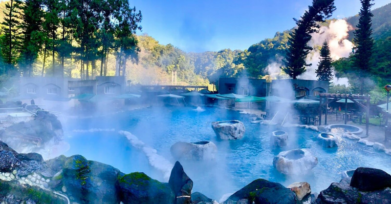 太平山國家森林遊樂區鳩之澤溫泉。   圖：林務局／提供