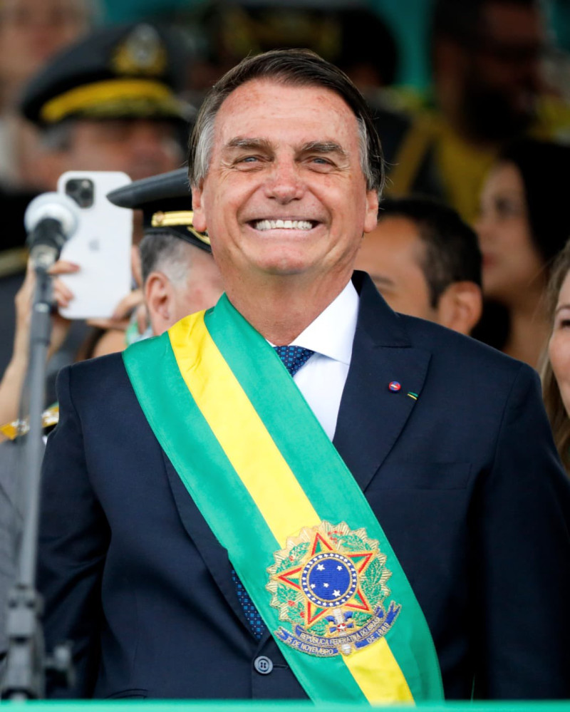 巴西前總統波索納洛。   圖：擷取自推特@jairbolsonaro（資料照）