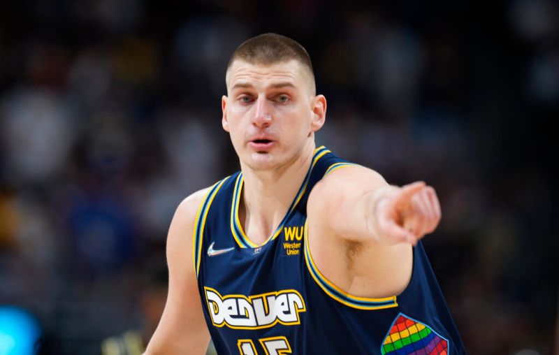 金塊明星中鋒Nikola Jokic。   圖／美聯社／達志影像