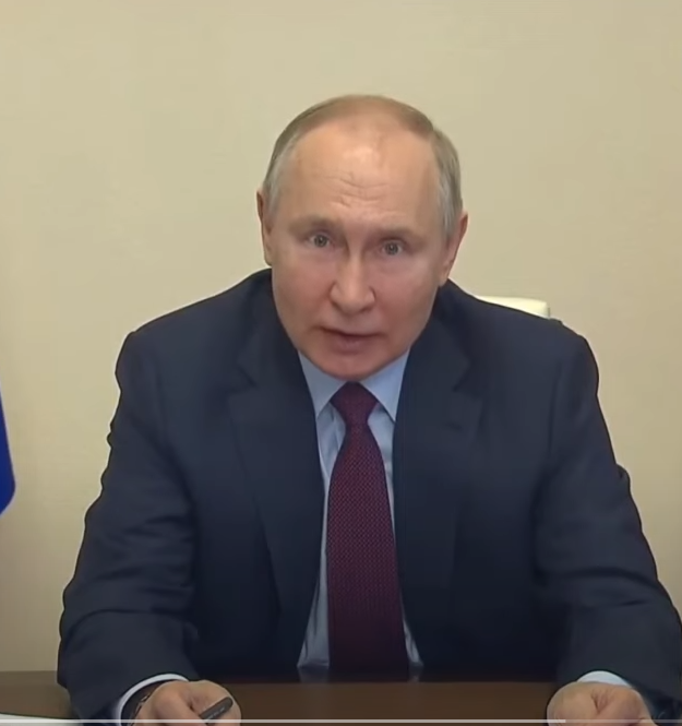 俄羅斯總統普丁( Vladimir Putin )。   圖:翻攝自推特/Major Bavovna @VovaDolbaeb（資料照片）