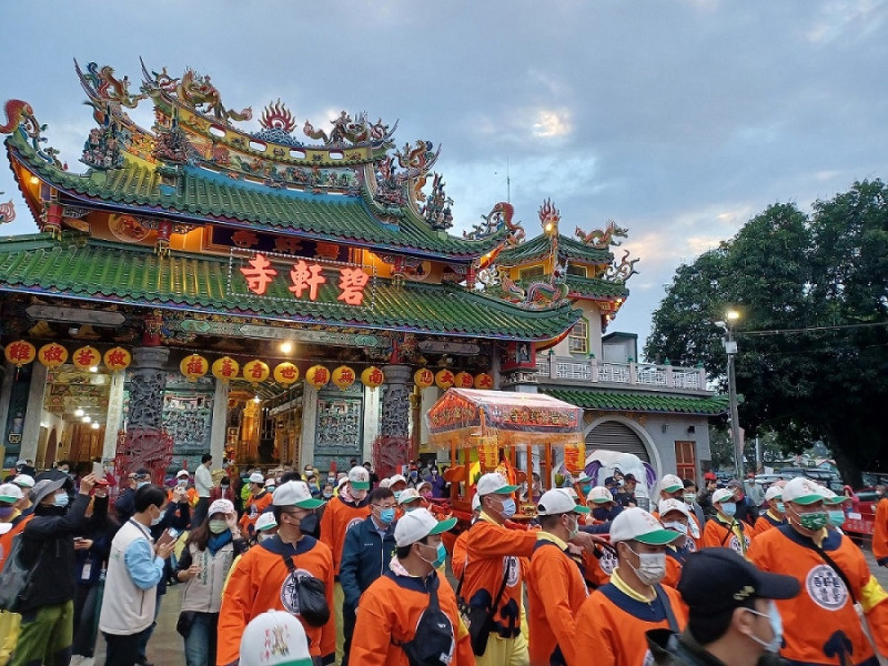 東山碧軒寺迎佛祖暨遶境活動。   圖：臺南市文化資產管理處／提供