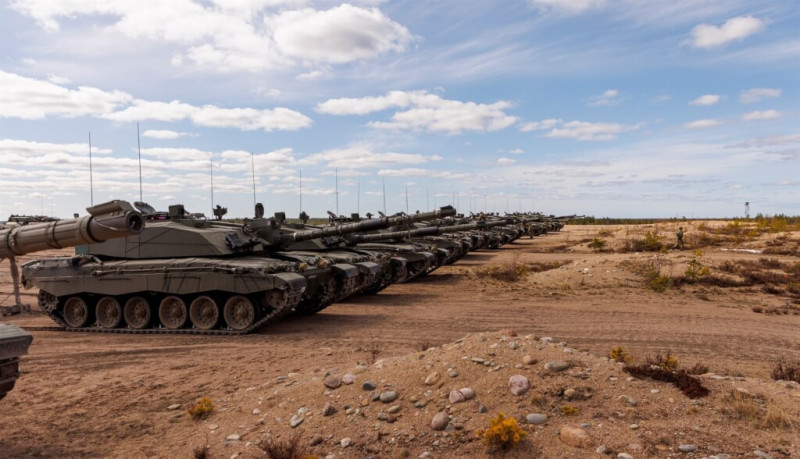 英國宣布提供烏克蘭「挑戰者2型」主力戰車。   圖：翻攝ukarmedforces臉書