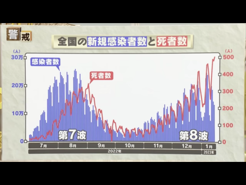 第8波比第7波死亡人數加劇。 圖：攝自NTV