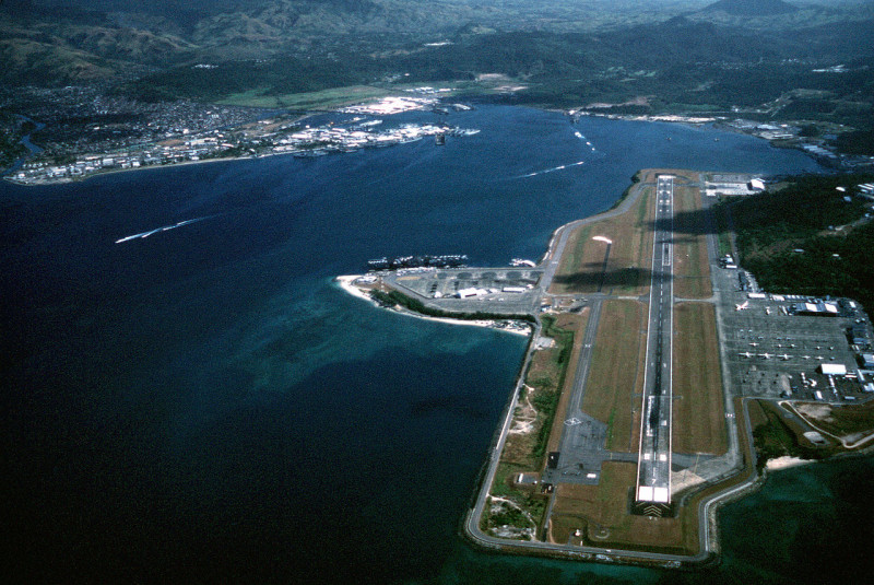 圖為菲律賓呂宋島中西部蘇比克灣海軍基地，曾是美軍基地。   圖:翻攝自維基百科