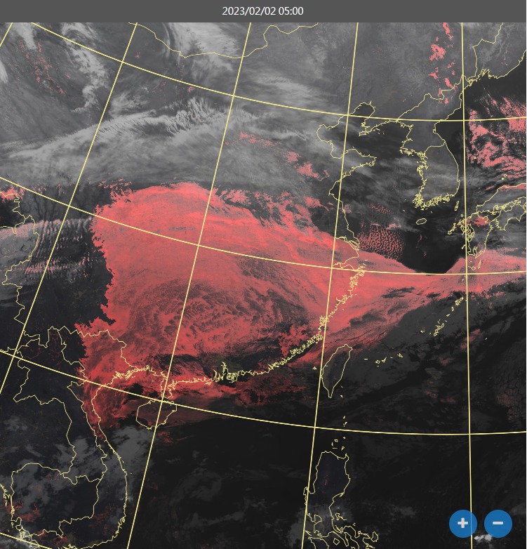 鄭明典春季的華南雲雨帶尚未形成，因此春雨季節尚未開始。   圖：取自鄭明典臉書