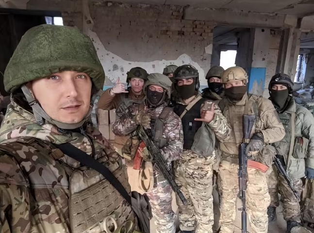 在烏克蘭前線哦瓦格納軍團士兵。   圖 : 翻攝自陸媒《HE 觀察》