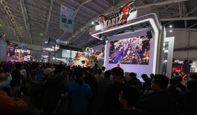 2023台北國際電玩展首日人潮爆滿   圖：主辦單位/提供