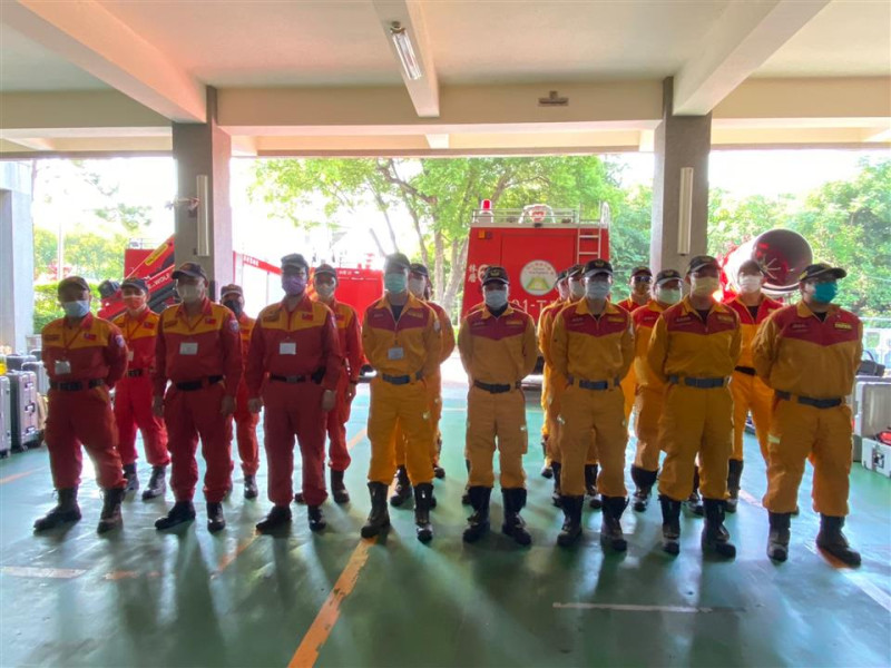 彰化縣消防局目前消防局有44位特搜員，可依消防署實際需求做調整。   圖：彰化縣政府提供