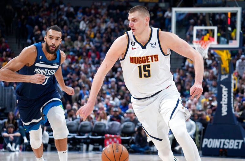 丹佛金塊明星中鋒Nikola Jokic。   圖／美聯社／達志影像