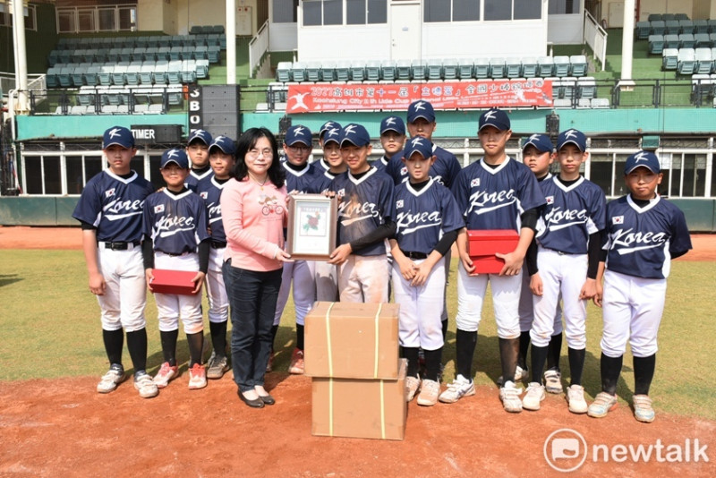 韓國仁川南洞少棒隊奪下第11屆立德盃冠軍。   圖：孫家銘攝