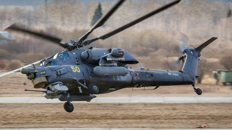 外界猜測，伊朗 2024 年之後會繼續向俄羅斯購入Mi-28攻擊直升機，升級軍事國防能力。   圖: 翻攝自 @Floppy401推特 