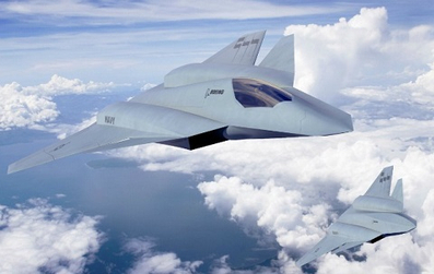 美國空軍計劃將退役F-22 所得的資源分配到六代戰機發展上。圖為美國第六代戰機概念圖。   圖：翻攝自維基百科