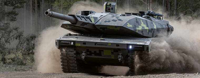 萊茵金屬執行長表示，希望幫烏克蘭打造最新款KF-51「黑豹」主戰車。   圖：翻攝Rheinmetall官網