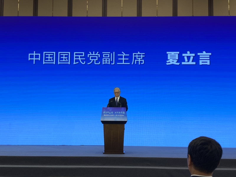 國民黨副主席夏立言率團訪中，接連走訪上海、武漢等地。   圖：國民黨文傳會/提供