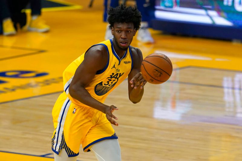 金州勇士年輕中鋒James Wiseman遭到球隊交易。   圖／美聯社／達志影像