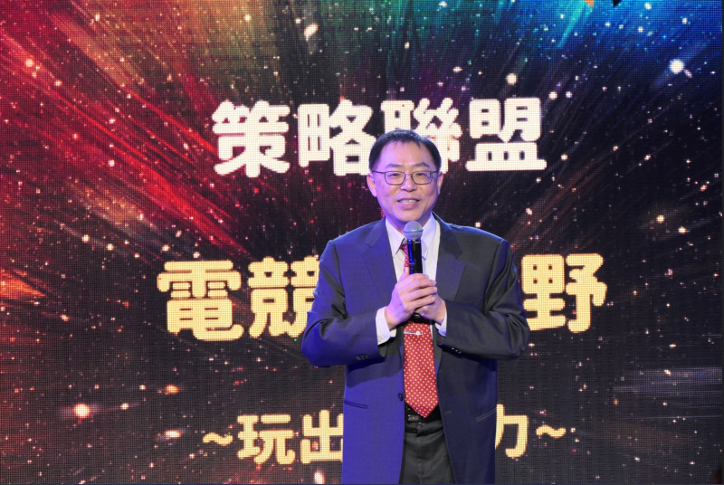陳義文表示，此次與GGA進行策略聯盟為台灣首創，期望學生可以從遊戲找到未來，從而培育成為業界真正需要的人才。   圖：醒吾科大提供