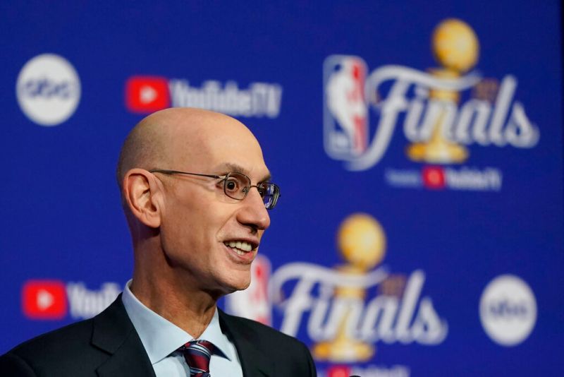 NBA總裁Adam Silver。   圖／美聯社／達志影像