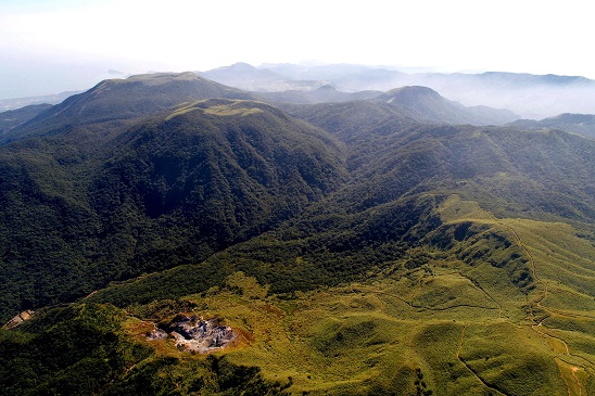 陽明山國家公園大屯火山群。   圖：取自陽明山官網