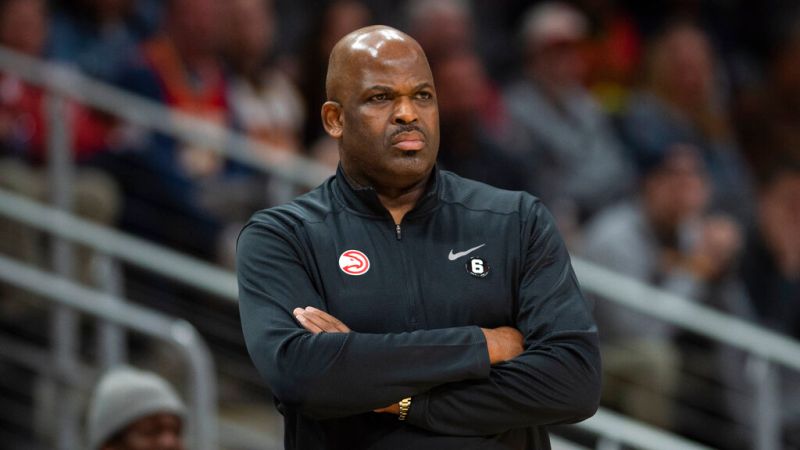 老鷹隊主帥Nate McMillan。   圖／美聯社／達志影像