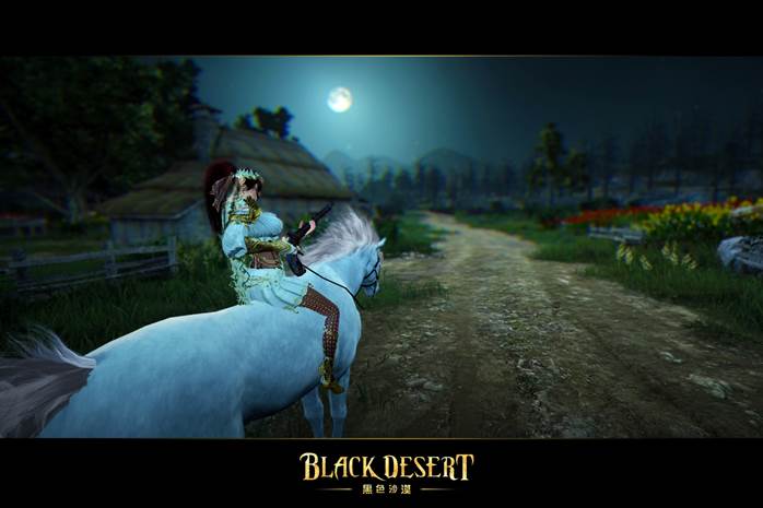黑色沙漠裡主打的一項功能便是馬的培植。   圖：黑色沙漠／提供