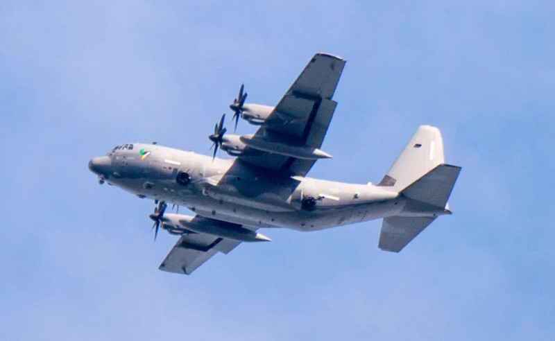 南韓媒體報導，美軍首次動用「空中砲艇」AC-130J特戰攻擊機參與韓美特戰部隊聯合演習，檢驗「精確打擊北韓核設施」能力。   圖：翻攝USAF官網(資料照片)