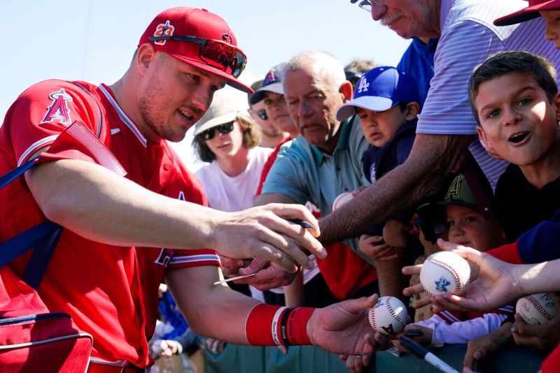 ▲WBC「美國隊長」Mike Trout（圖／美聯社／達志影像）   