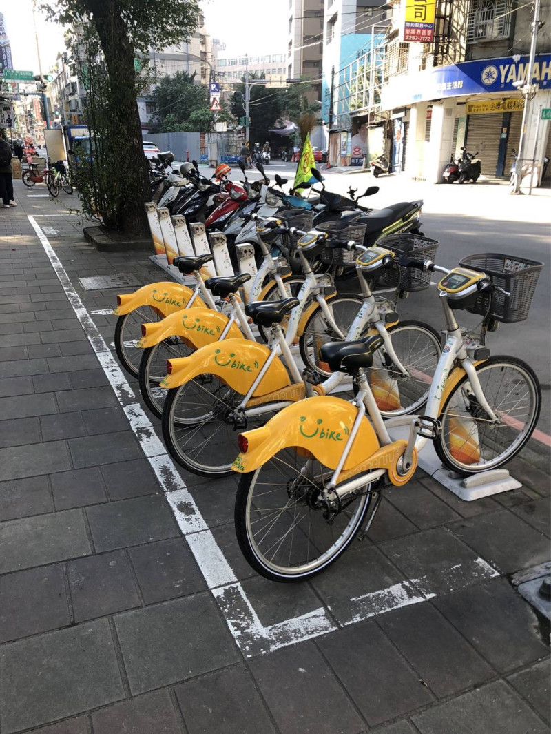 公共自行車租賃站。   圖：新北市交通局提供