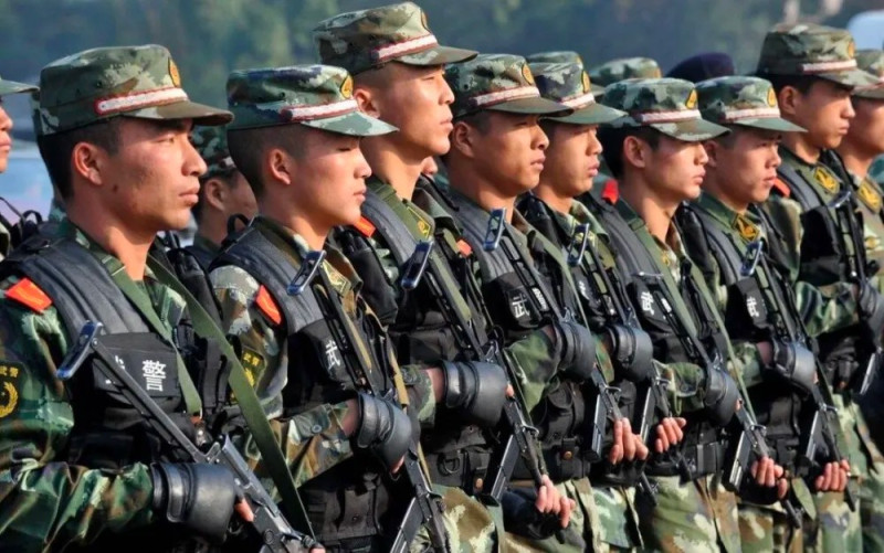 中國解放軍。   圖：翻攝自中媒迷彩虎
