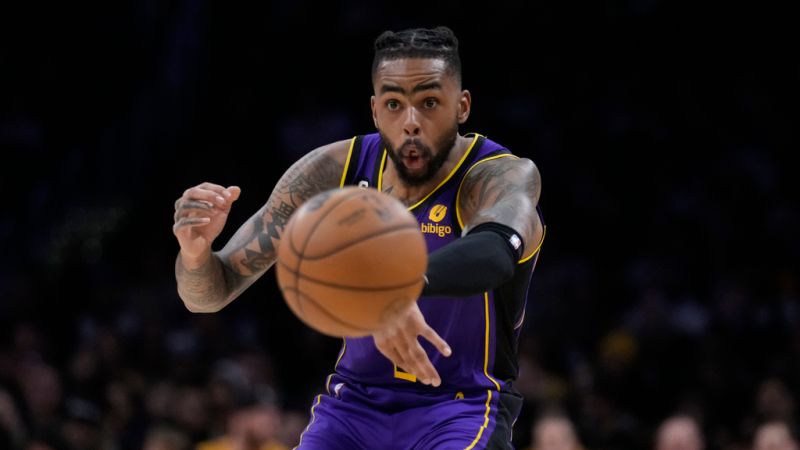 湖人主控D'Angelo Russell。   圖／美聯社／達志影像