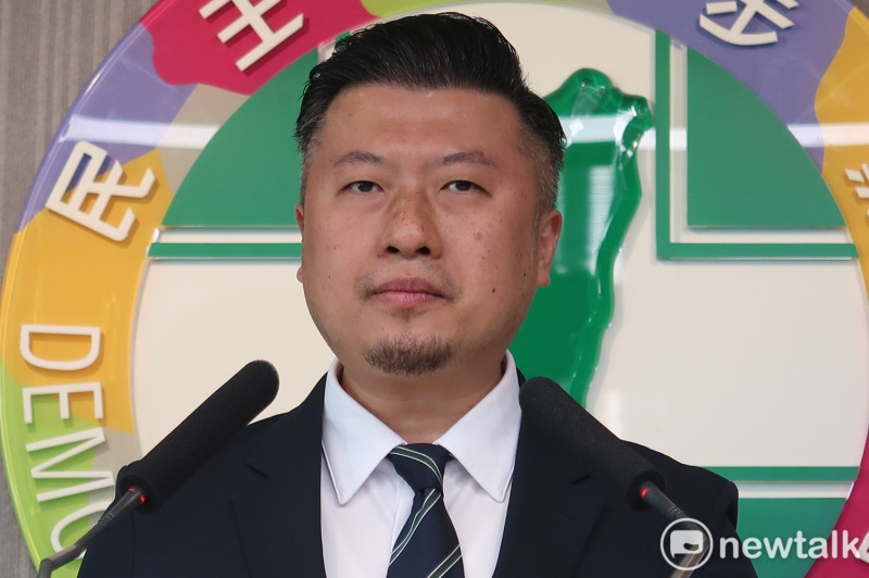民進黨新聞部主任兼發言人張志豪。   圖：林朝億/攝（資料照）