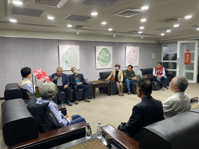 基進議員李宗霖籲台南市長黃偉哲促成「林茂生紀念圖書館」。   圖：台灣基進提供