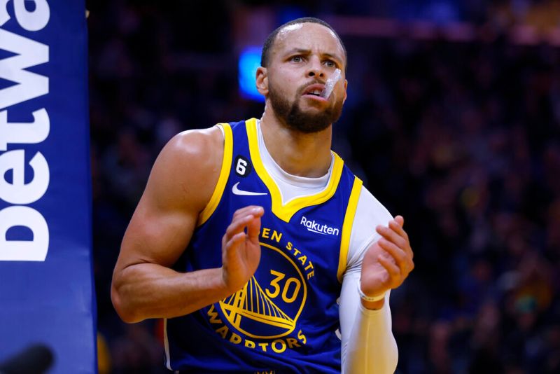 金州勇士球星Stephen Curry。   圖／美聯社／達志影像