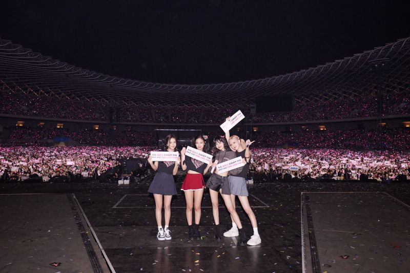 南韓人氣女團BLACKPINK來台開演唱會。   圖：取自YG Entertainment