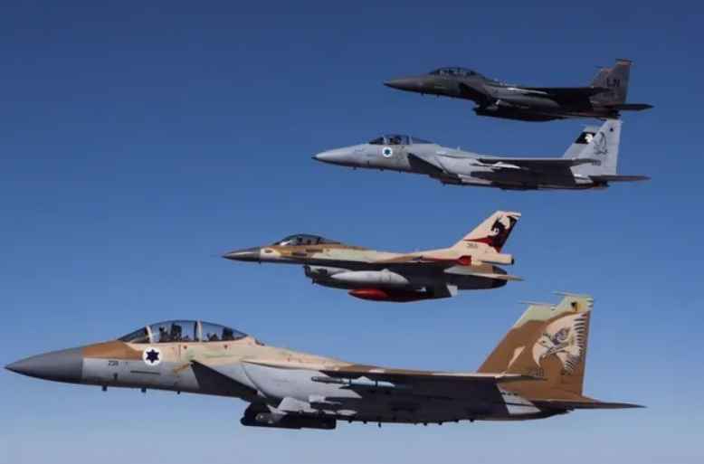 以色列空軍戰機群   圖：翻攝自騰訊網第一軍情