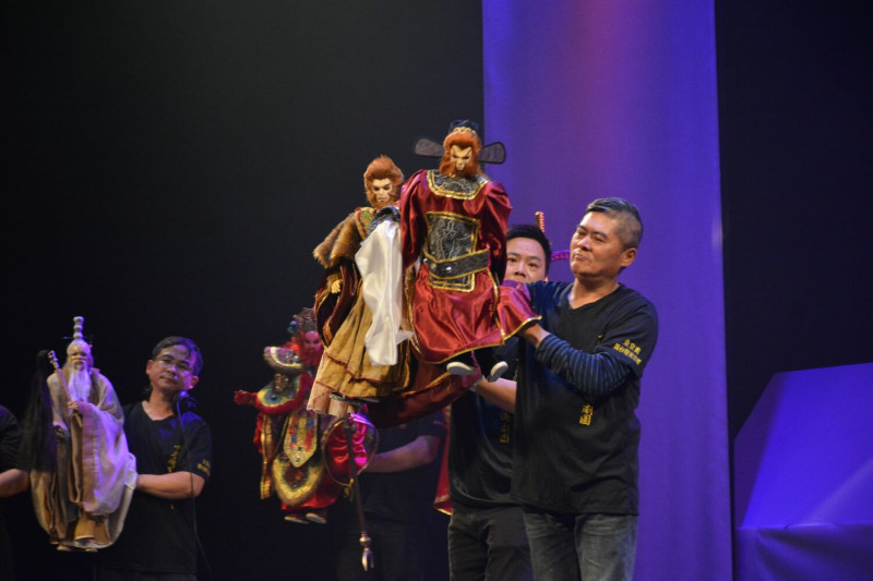 金鷹閣木偶劇團堅持發揚傳統文化。   圖：蔡玉祥提供