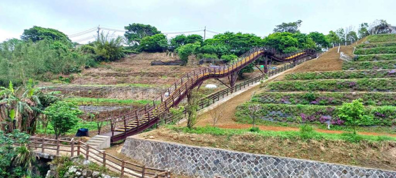 稻浪棧橋。   圖：台北市政府工務局大地工程處／提供