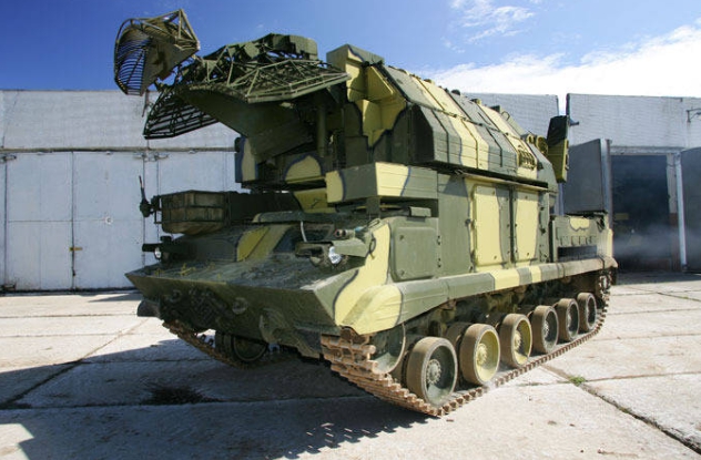 俄製道爾-M1地對空導彈系統。   圖 : 翻攝自搜狐