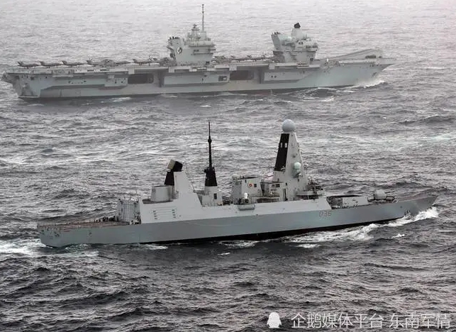 英國海軍戰艦。   圖 : 翻攝自氣鵝號/東南軍情
