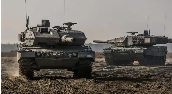 德製豹-2主戰坦克。   圖 : 翻攝自騰訊網/瞭網軍情