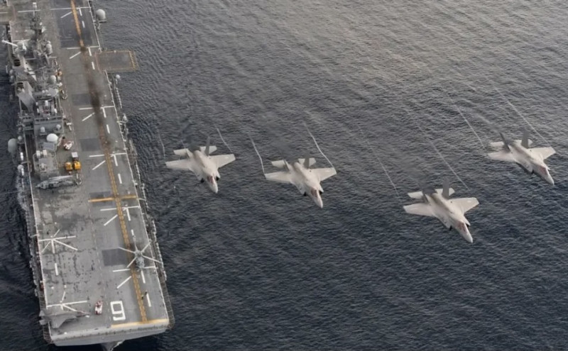美軍發展「閃電航母」概念，用以分擔航母的部分作用。 圖：翻攝自騰訊網