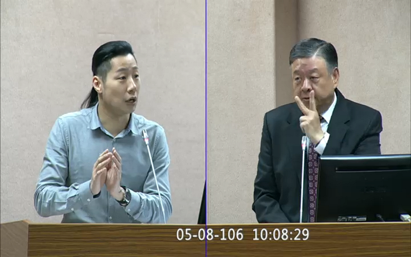 林昶佐表示，WHO風波正是最好時機檢視僑委會與僑社關係。   圖：擷取自IVOD