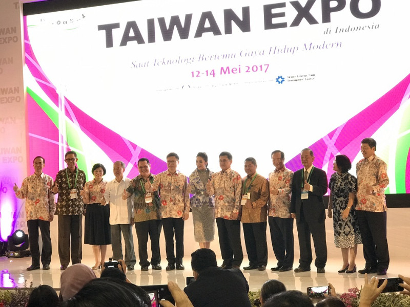 台中市工商發展投資策進會表示，「印尼台灣形象展」由中華民國對外貿易發展協會主辦，在印尼雅加達會議中心展出，展期自今日至5月14日。   圖：台中市政府提供