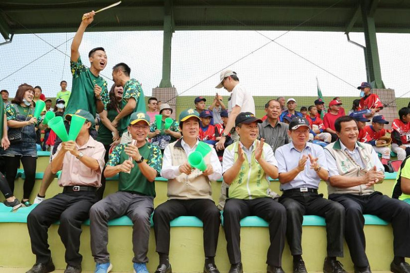 賴清德到場為選手加油打氣。   圖：台南市政府提供