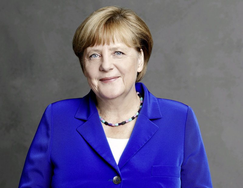 德國現任總理梅克爾尋求連任，她的所屬政黨基民盟目前在3州選舉都勝利。   圖：德基民盟CDU提供/Laurence Chaperon