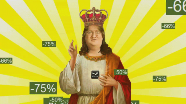 加布·紐維爾(Gabe Logan Newell)是Steam與Valve創辦人，在玩家間暱稱G胖，其特價政策被使用者稱為「G胖是神」！   圖：翻攝自PC Gamer